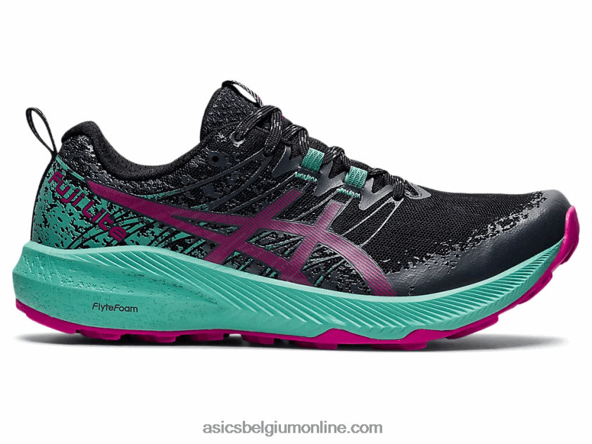 fuji lite 2 V6HXR23586 zwart/fuchsia rood Asics