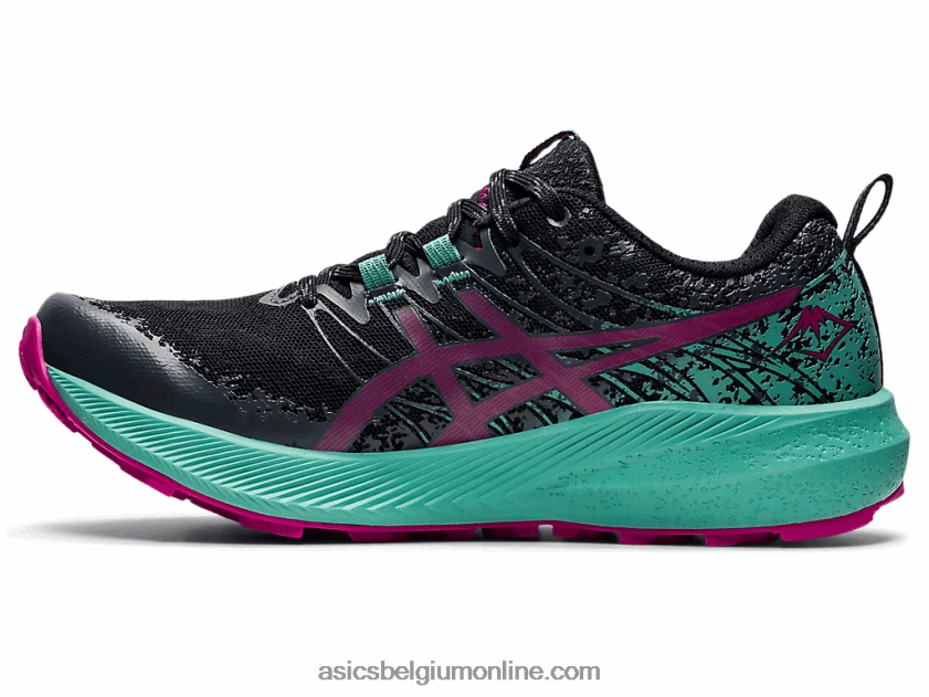fuji lite 2 V6HXR23586 zwart/fuchsia rood Asics