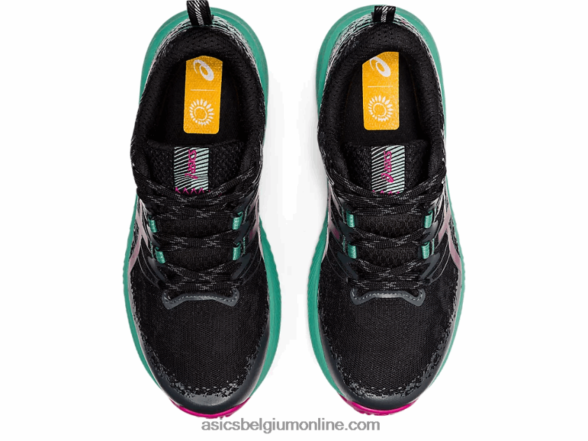 fuji lite 2 V6HXR23586 zwart/fuchsia rood Asics