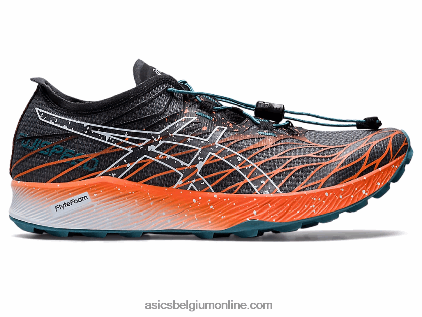 fujisnelheid V6HXR22906 zwart/nova oranje Asics