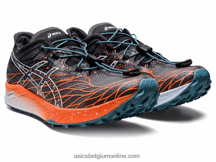 fujisnelheid V6HXR22906 zwart/nova oranje Asics