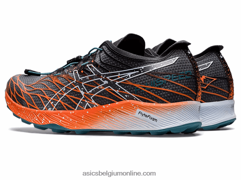 fujisnelheid V6HXR22906 zwart/nova oranje Asics