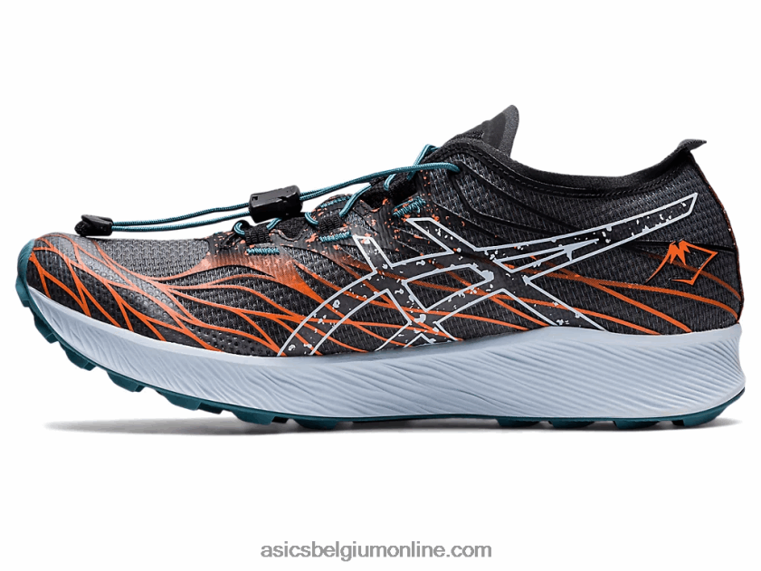 fujisnelheid V6HXR22906 zwart/nova oranje Asics