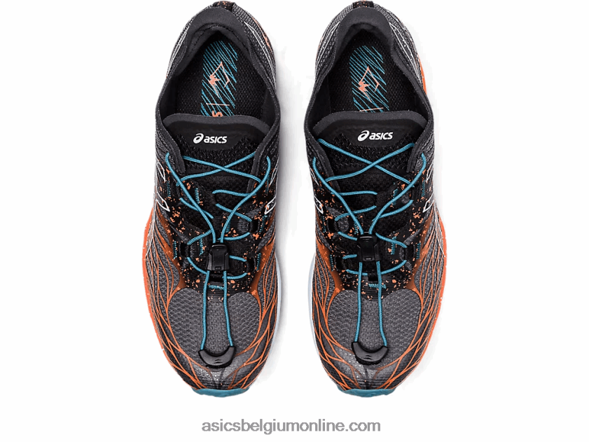 fujisnelheid V6HXR22906 zwart/nova oranje Asics