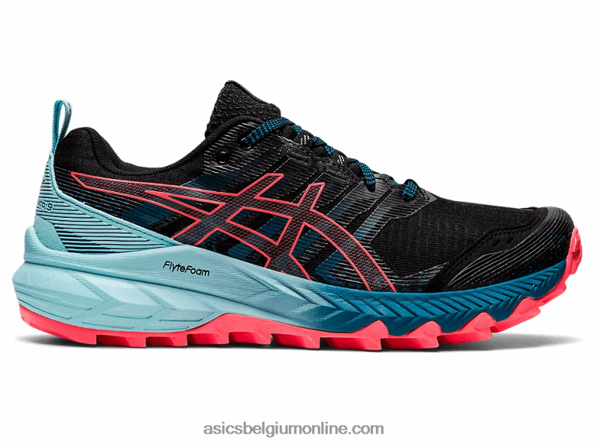 gel-trabuco 9 V6HXR23888 zwart/vlammend koraal Asics