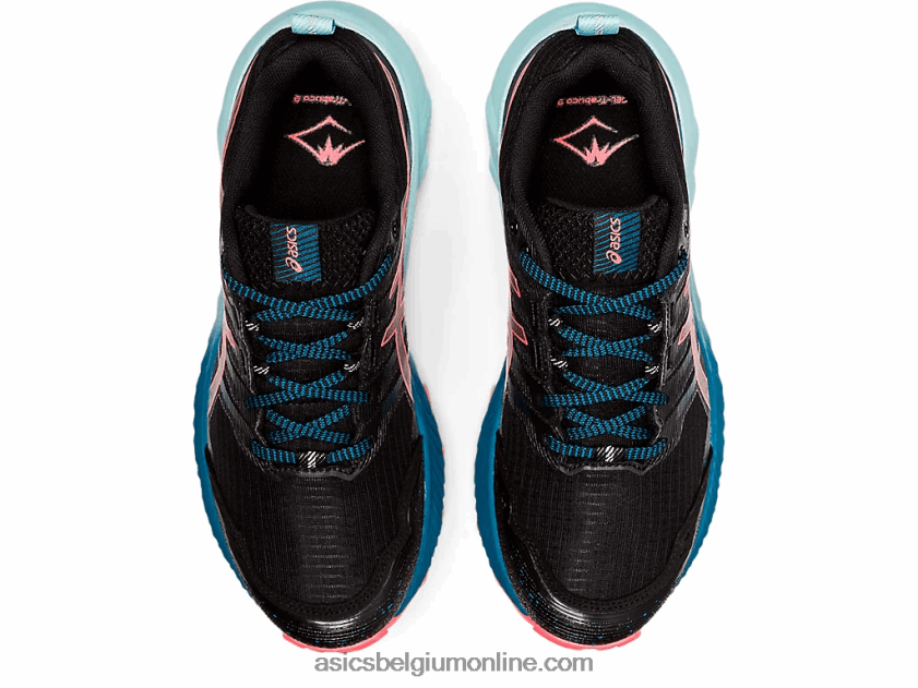 gel-trabuco 9 V6HXR23888 zwart/vlammend koraal Asics