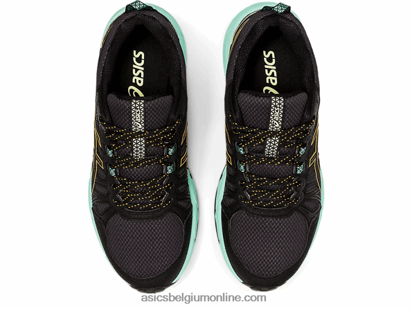 gelventure 7 breed V6HXR24162 zwart/oranje pop Asics