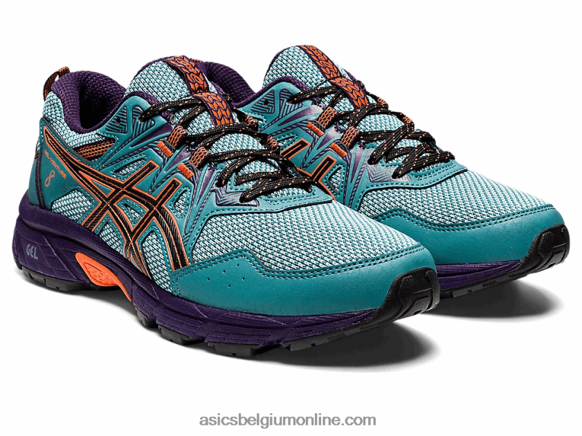 gelventure 8 V6HXR22879 mistige dennen / nova oranje Asics