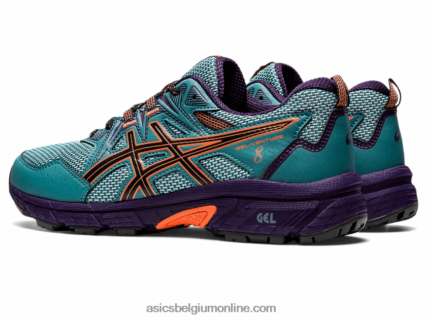gelventure 8 V6HXR22879 mistige dennen / nova oranje Asics
