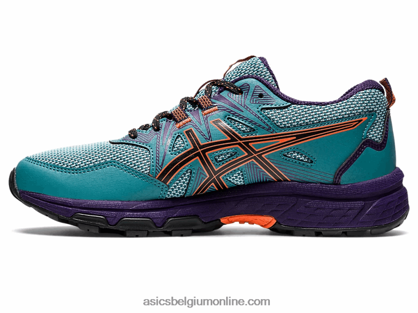 gelventure 8 V6HXR22879 mistige dennen / nova oranje Asics
