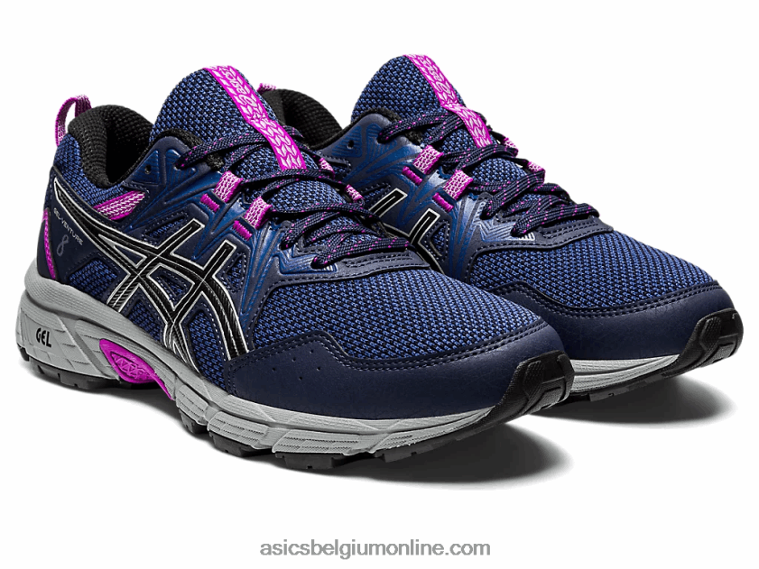 gelventure 8 V6HXR22981 middernacht/puur zilver Asics