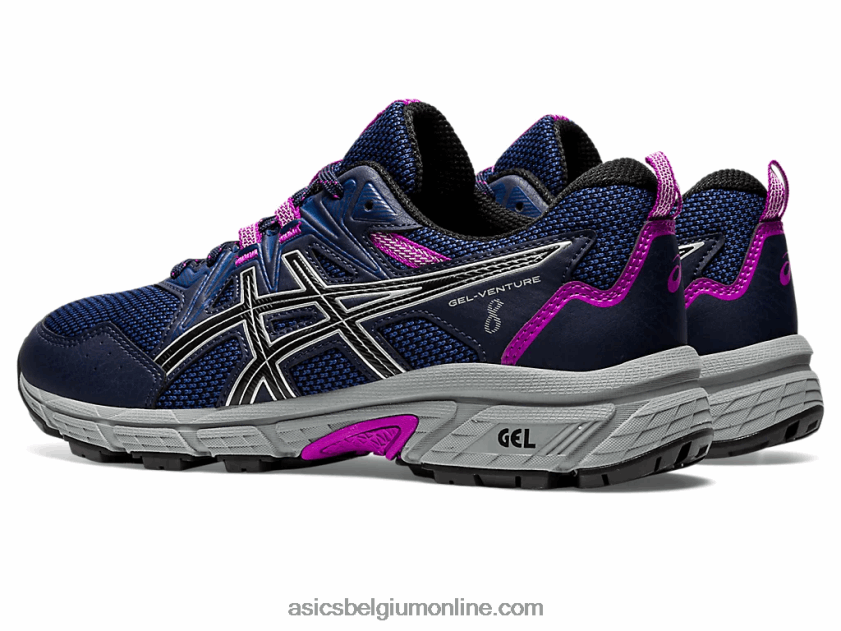 gelventure 8 V6HXR22981 middernacht/puur zilver Asics