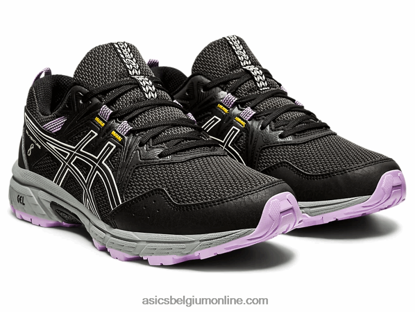 gelventure 8 V6HXR23443 zwart/ivoor Asics