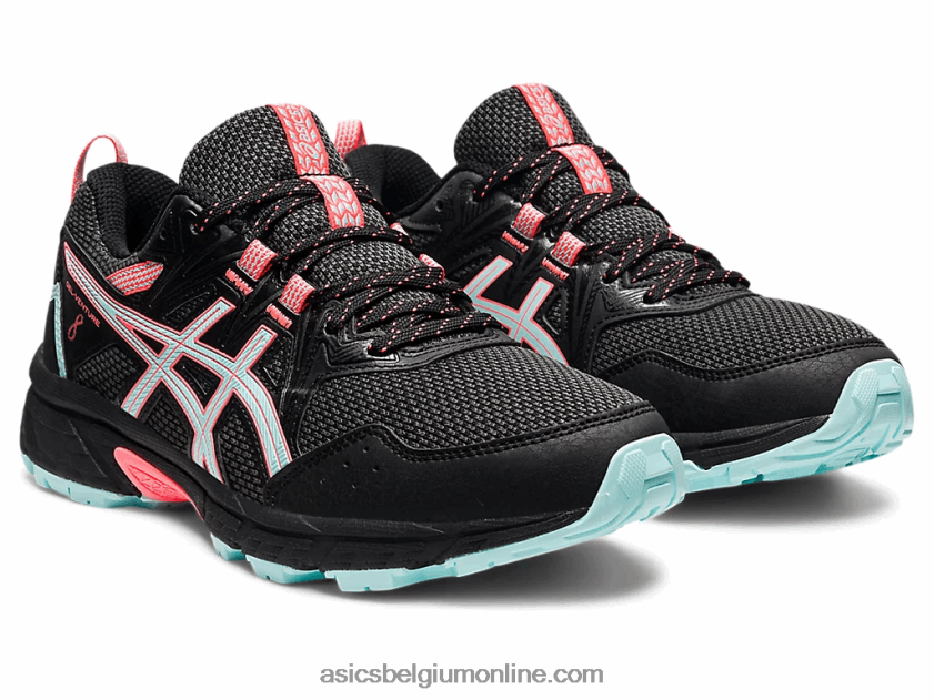 gelventure 8 V6HXR23610 zwart/helder blauw Asics