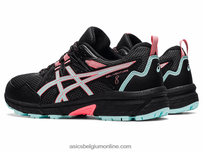 gelventure 8 V6HXR23610 zwart/helder blauw Asics