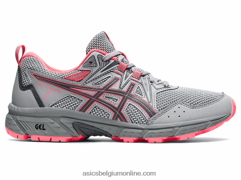 gelventure 8 V6HXR23611 piemonte grijs/laaiend koraal Asics