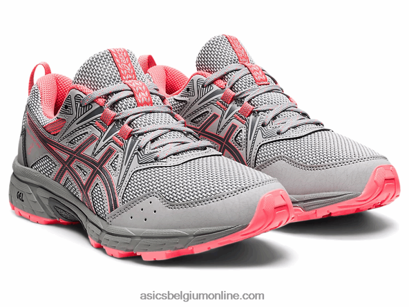 gelventure 8 V6HXR23611 piemonte grijs/laaiend koraal Asics