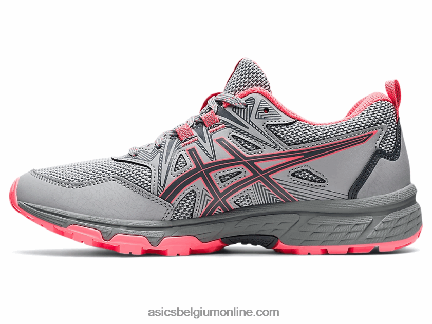 gelventure 8 V6HXR23611 piemonte grijs/laaiend koraal Asics
