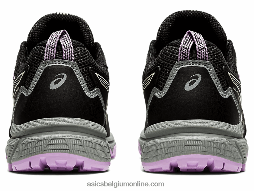 gelventure 8 breed V6HXR23354 zwart/ivoor Asics