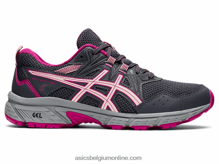 gelventure 8 breed V6HXR23534 bagagedrager grijs/breeze Asics