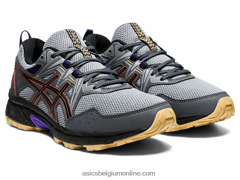 gelventure 8 breed V6HXR23938 drager grijs/rode baksteen Asics