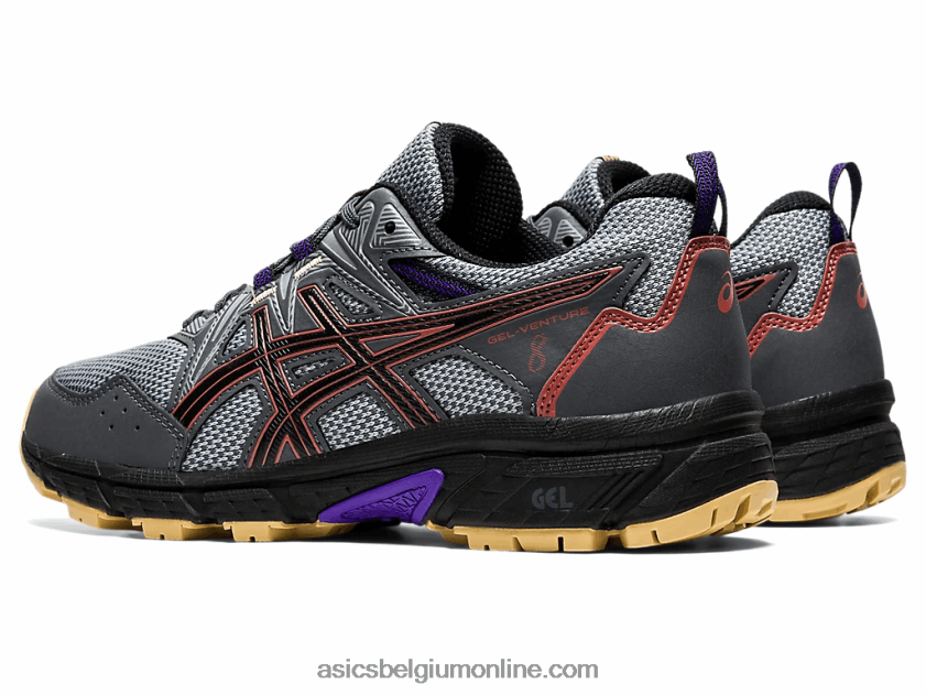 gelventure 8 breed V6HXR23938 drager grijs/rode baksteen Asics