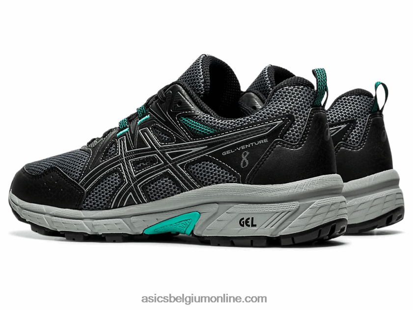 gelventure 8 breed V6HXR23946 zwart / plaatrots Asics