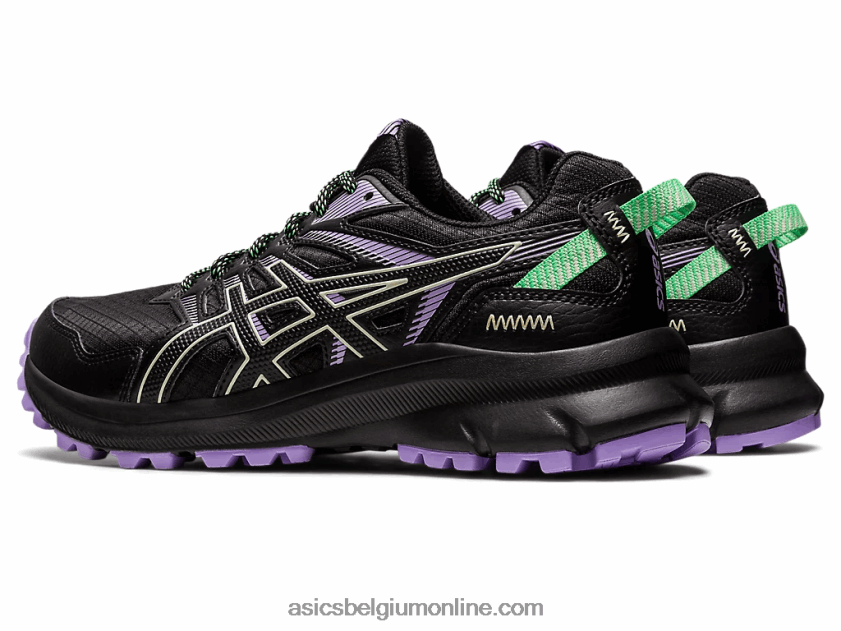 padverkenner 2 V6HXR22421 zwart/fluistergroen Asics