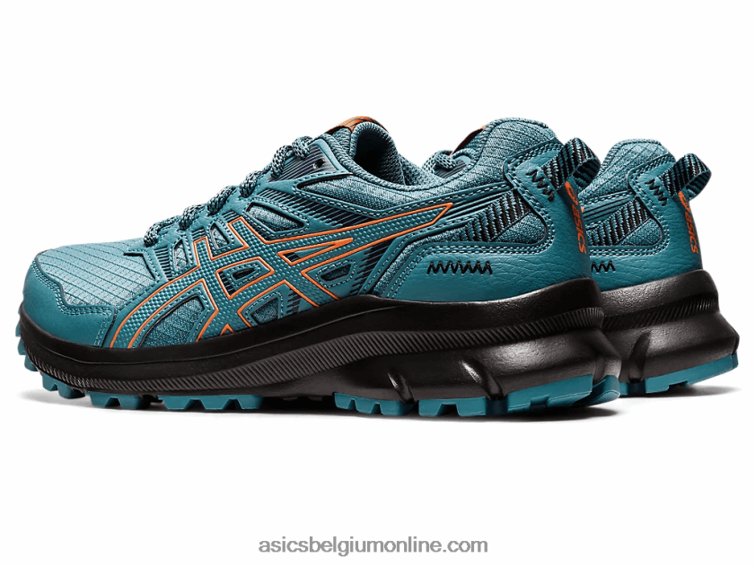 padverkenner 2 V6HXR23110 mistige dennen / nova oranje Asics