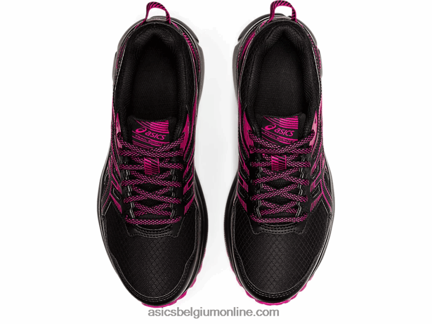 padverkenner 2 V6HXR23897 zwart/fuchsia rood Asics