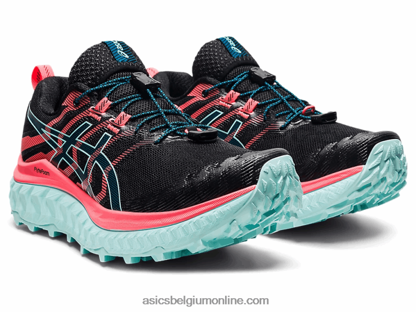 trabuco max V6HXR23877 zwart/vlammend koraal Asics