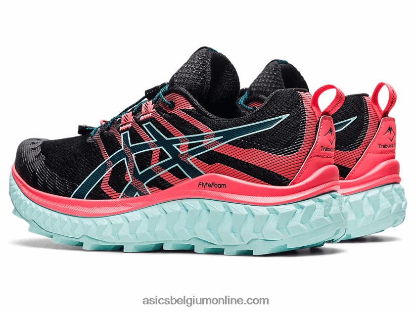 trabuco max V6HXR23877 zwart/vlammend koraal Asics