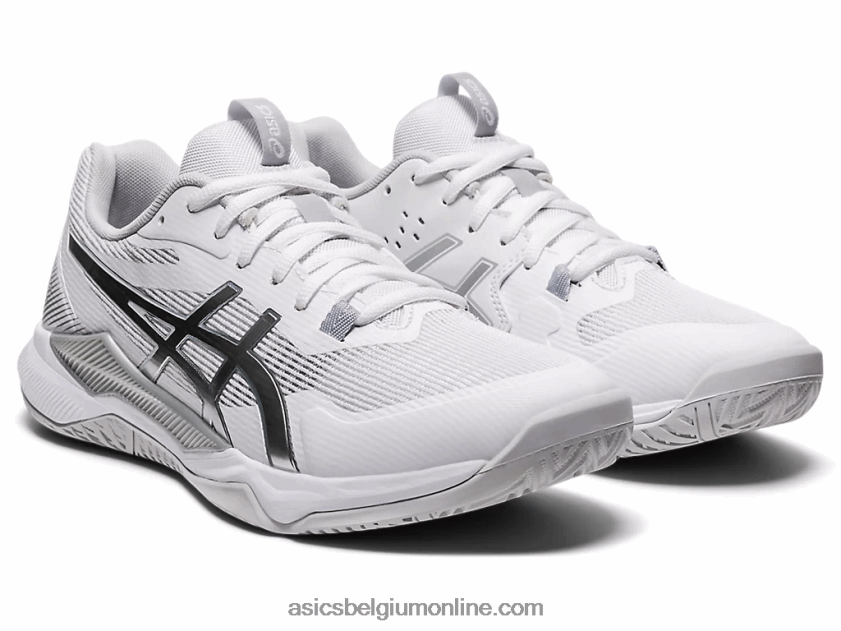 gel-tactiek V6HXR23567 wit/puur zilver Asics