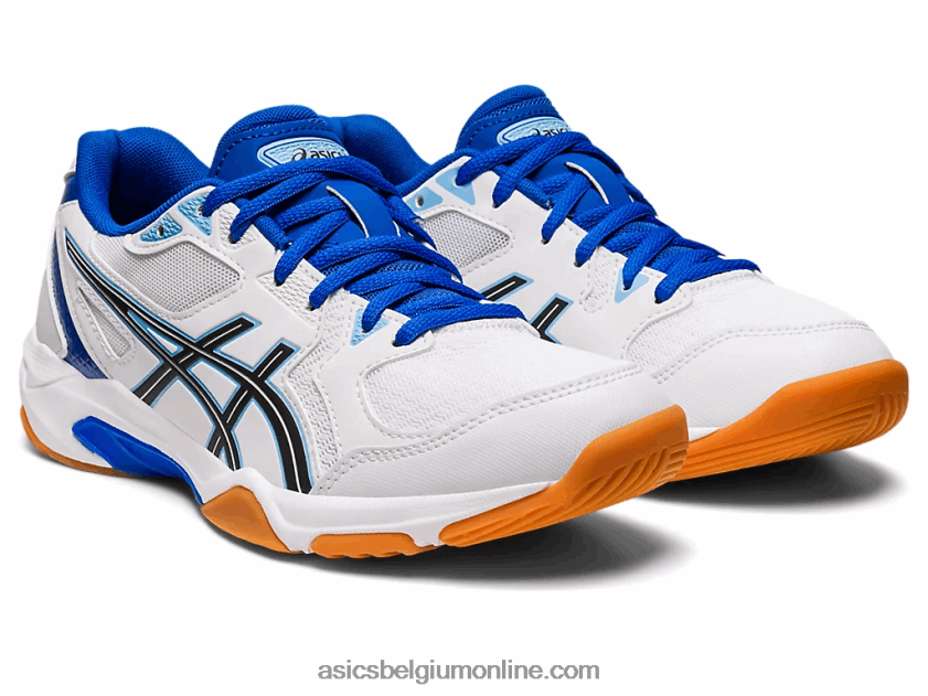 gelraket 10 V6HXR22355 wit/arctisch blauw Asics