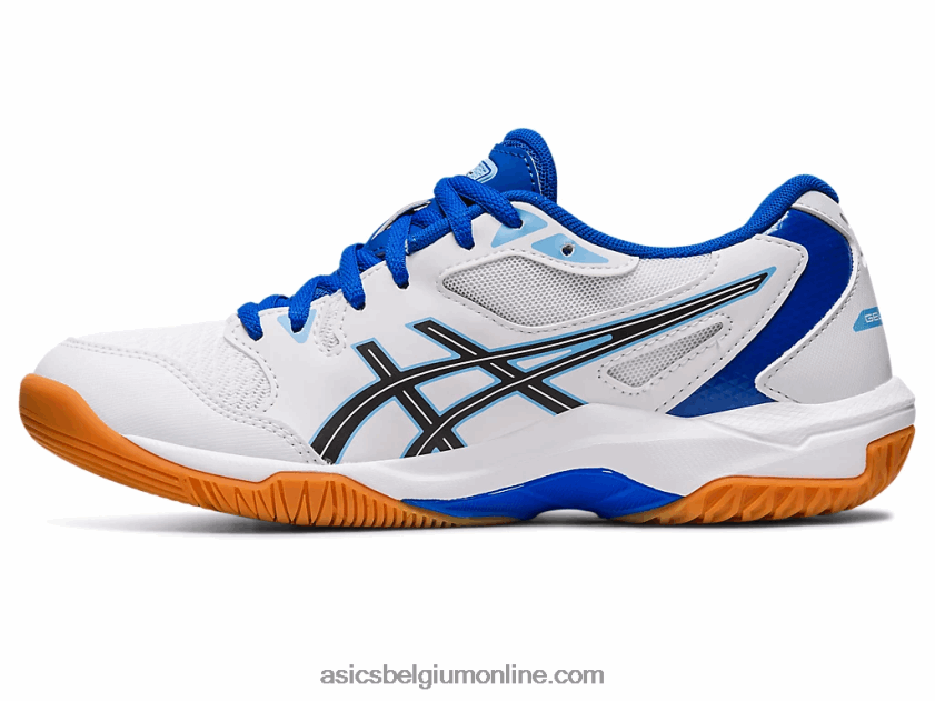 gelraket 10 V6HXR22355 wit/arctisch blauw Asics