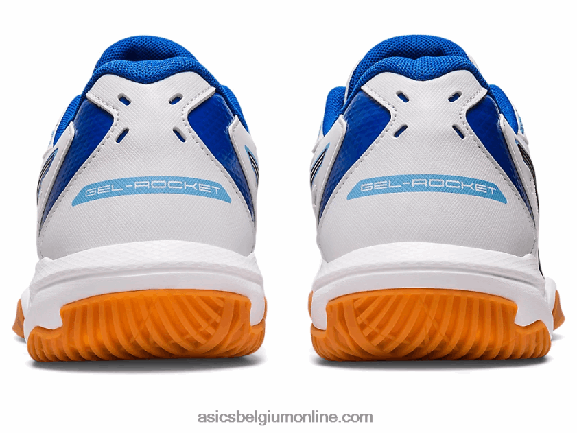 gelraket 10 V6HXR22355 wit/arctisch blauw Asics