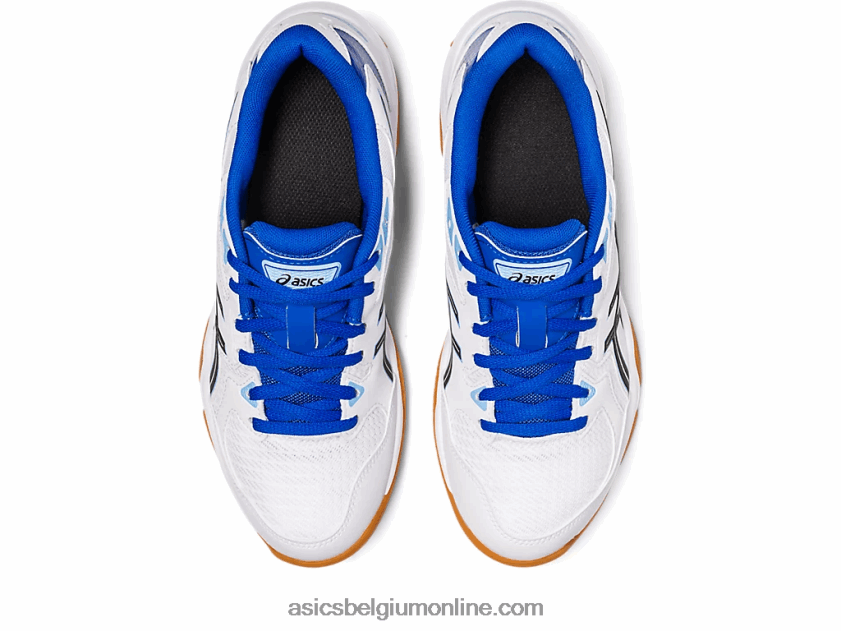gelraket 10 V6HXR22355 wit/arctisch blauw Asics