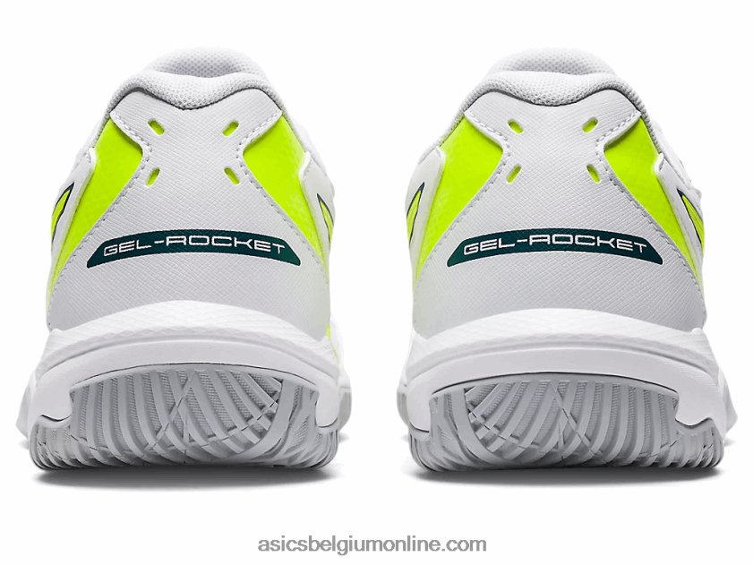 gelraket 10 V6HXR22808 wit/veiligheidsgeel Asics