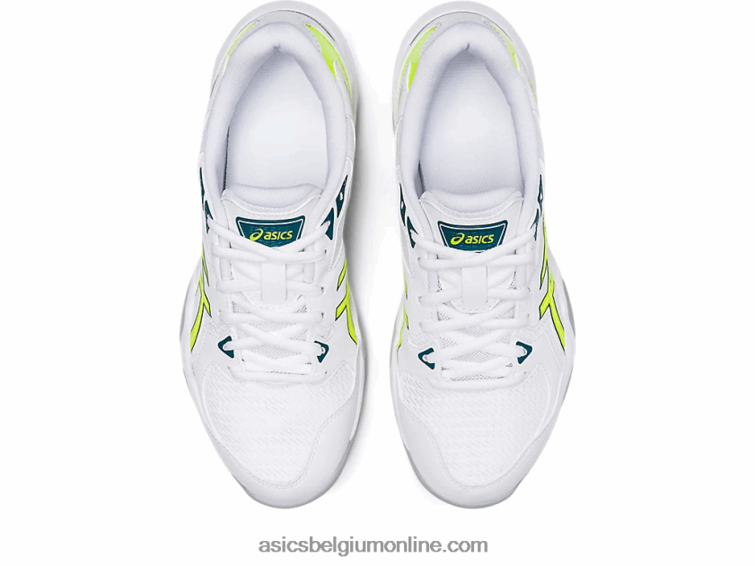 gelraket 10 V6HXR22808 wit/veiligheidsgeel Asics