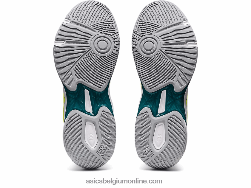 gelraket 10 V6HXR22808 wit/veiligheidsgeel Asics