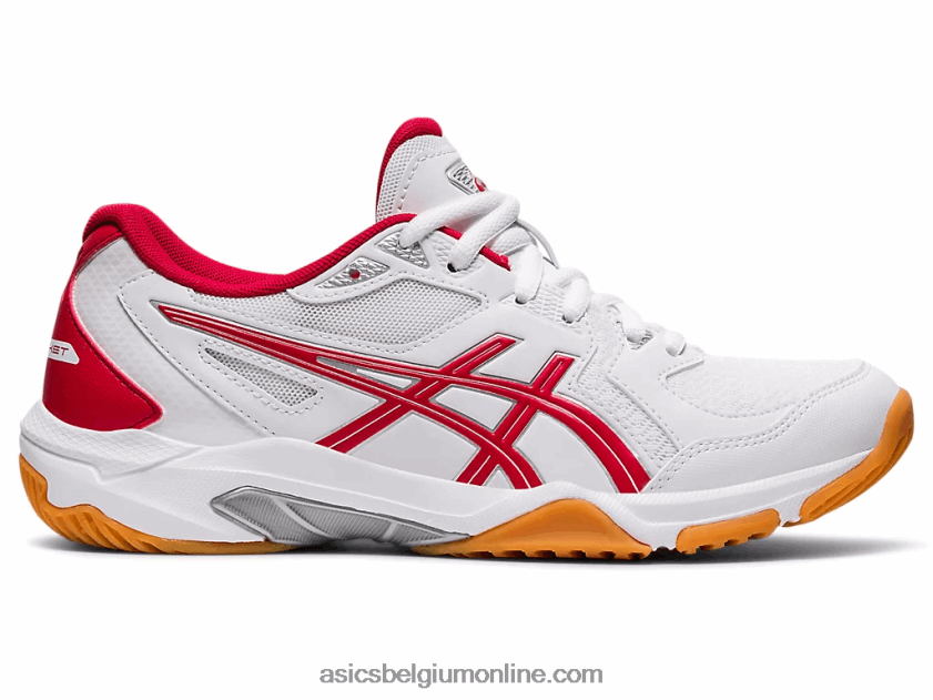 gelraket 10 V6HXR23945 wit/klassiek rood Asics