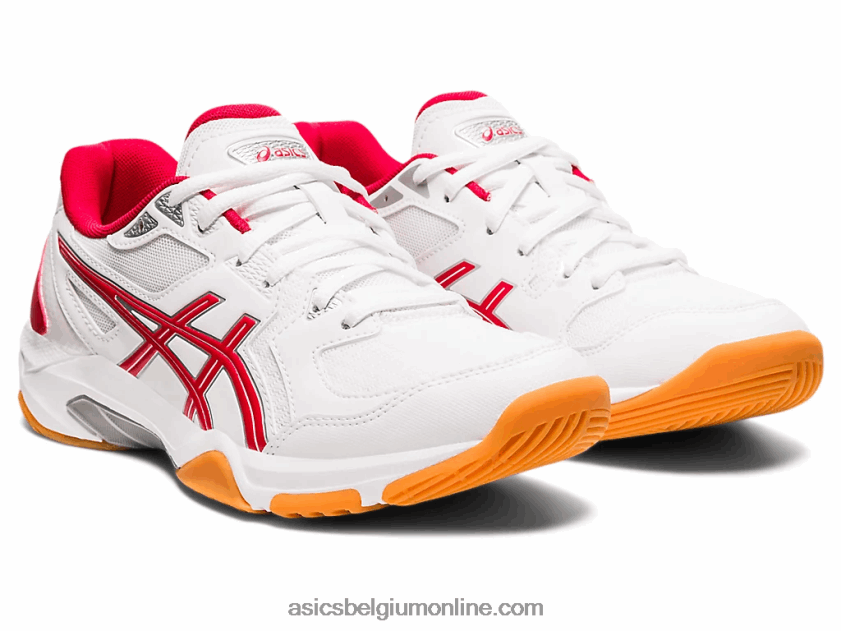 gelraket 10 V6HXR23945 wit/klassiek rood Asics
