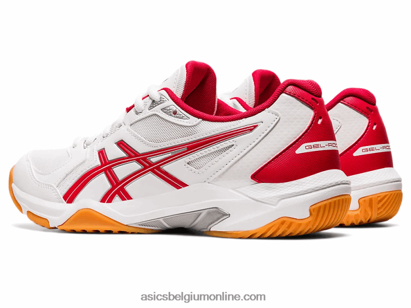 gelraket 10 V6HXR23945 wit/klassiek rood Asics