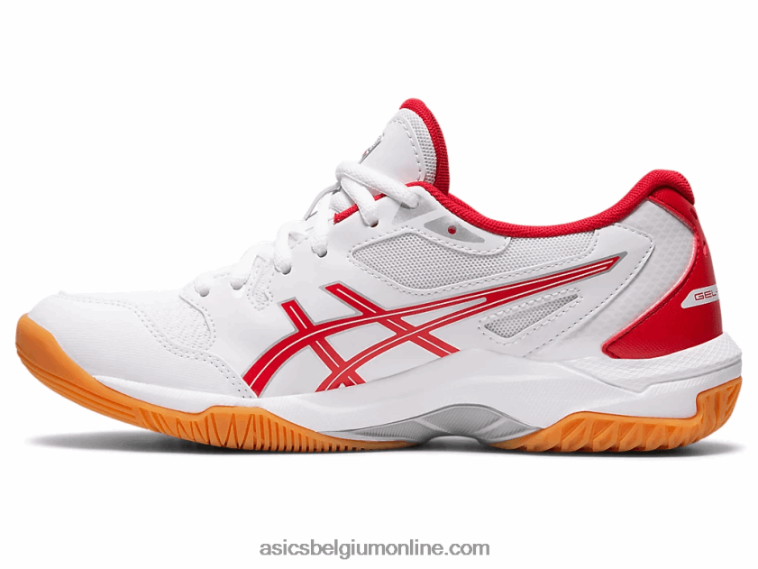 gelraket 10 V6HXR23945 wit/klassiek rood Asics