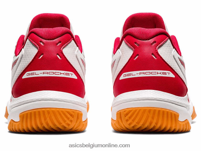 gelraket 10 V6HXR23945 wit/klassiek rood Asics