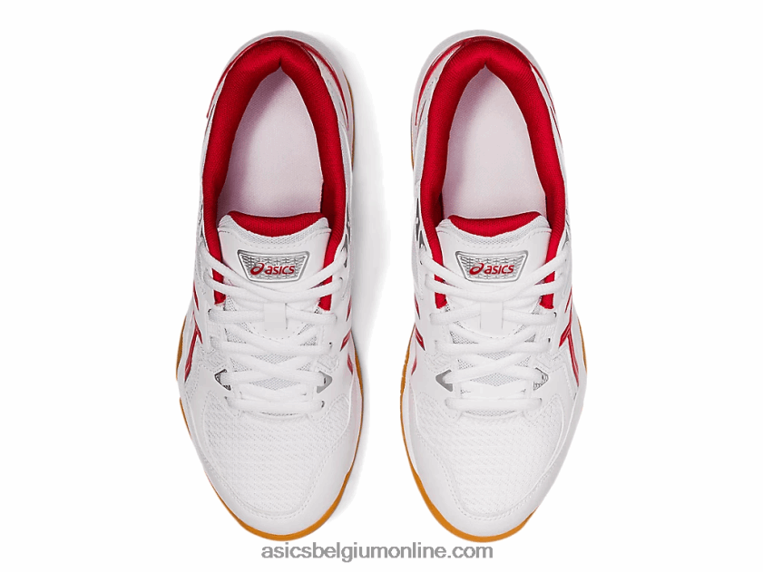 gelraket 10 V6HXR23945 wit/klassiek rood Asics