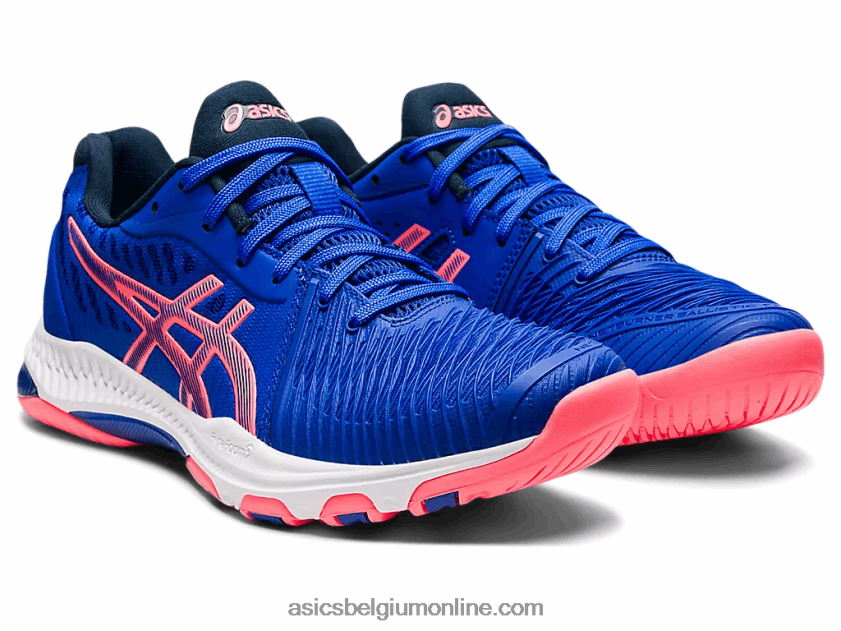 netburner ballistisch ff 2 V6HXR22356 lapis lazuli blauw/laaiend koraal Asics