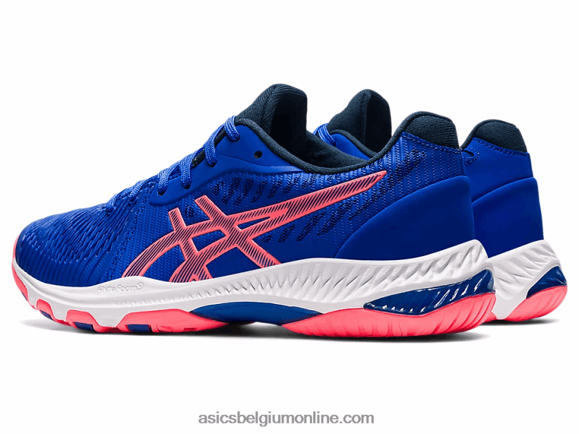 netburner ballistisch ff 2 V6HXR22356 lapis lazuli blauw/laaiend koraal Asics