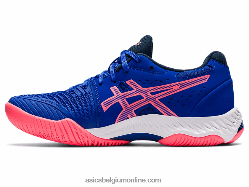 netburner ballistisch ff 2 V6HXR22356 lapis lazuli blauw/laaiend koraal Asics