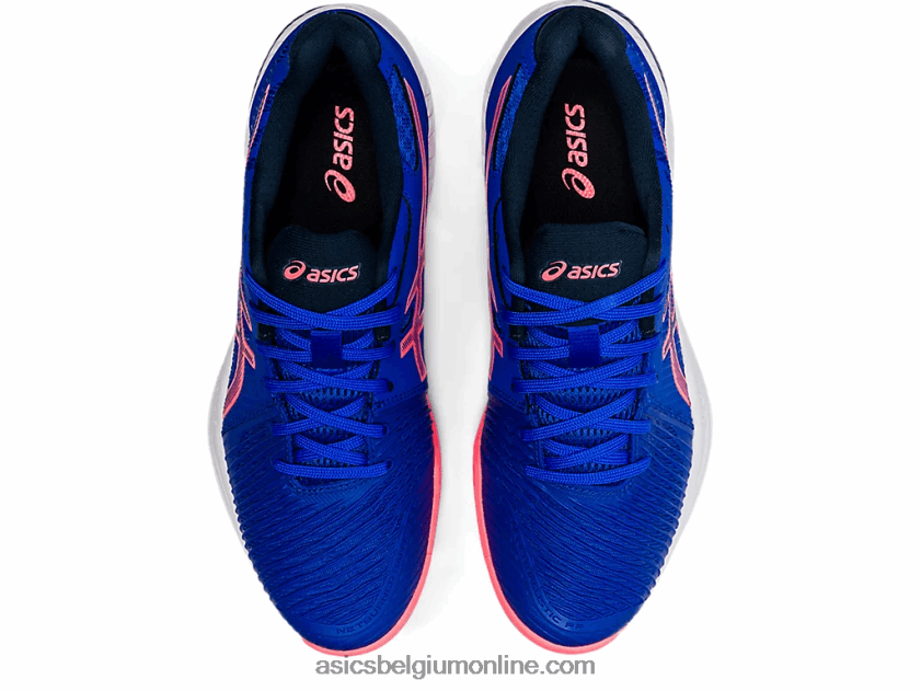 netburner ballistisch ff 2 V6HXR22356 lapis lazuli blauw/laaiend koraal Asics